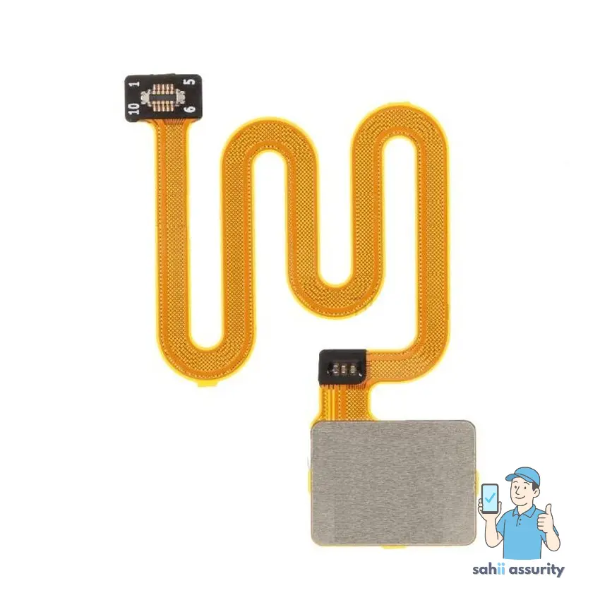 Fingerprint Sensor with Flex Cable for Oppo A5 2020 Black thumbnail